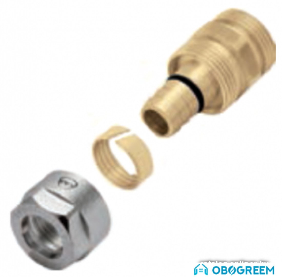 Фитинг KAN Соединитель 14x2 G1/2" 1110045004