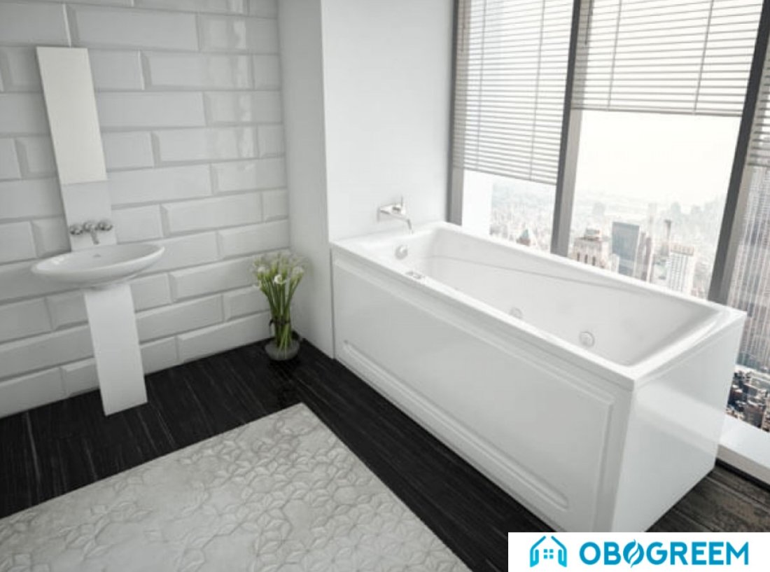 Ванна Aquatek Либра 150x70 (с экраном и каркасом, слив слева)
