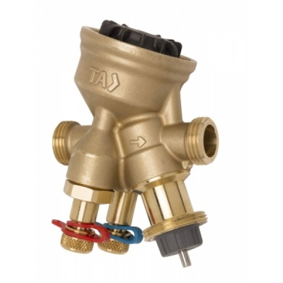 Комбинированный балансировочный регулирующий клапан TA-COMPACT-P, DN15, НР, AMETAL