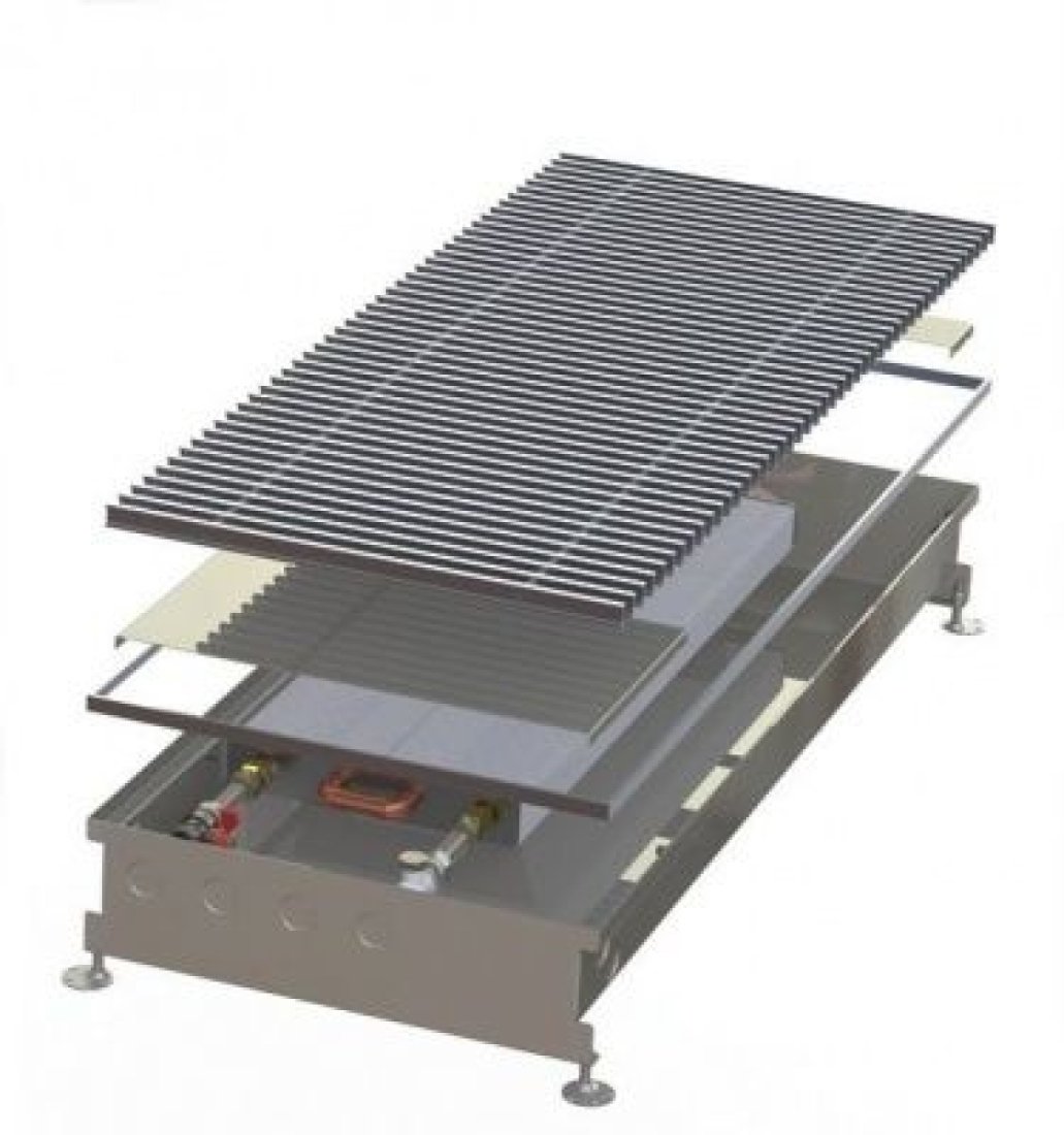 Внутрипольный конвектор без вентилятора COIL-PMW115 2500 L