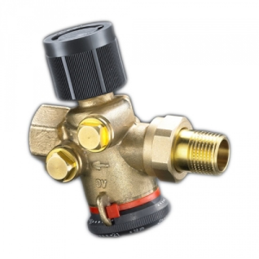 Вентиль балансировочно-регулирующий Oventrop Cocon QTZ - 1/2" (ВР/НР, 150-1050 л/ч, без ниппелей)