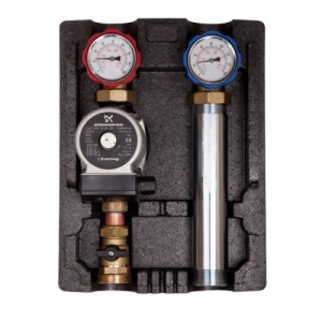 Насосная группа ICMA R003 (с насосом Grundfos UPS 25/65)
