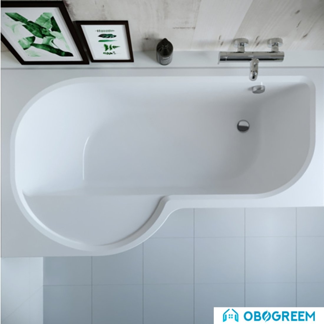 Ванна Poolspa Intea 170x100 R Smart 2 PHARW10ST2C0000