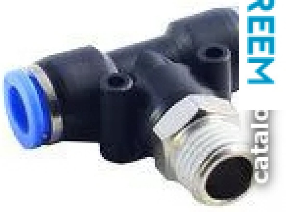 Фитинг RockForce Фитинг для пласт. труб 6 мм с нар. резьбой 1/4 RF-SPB06-02