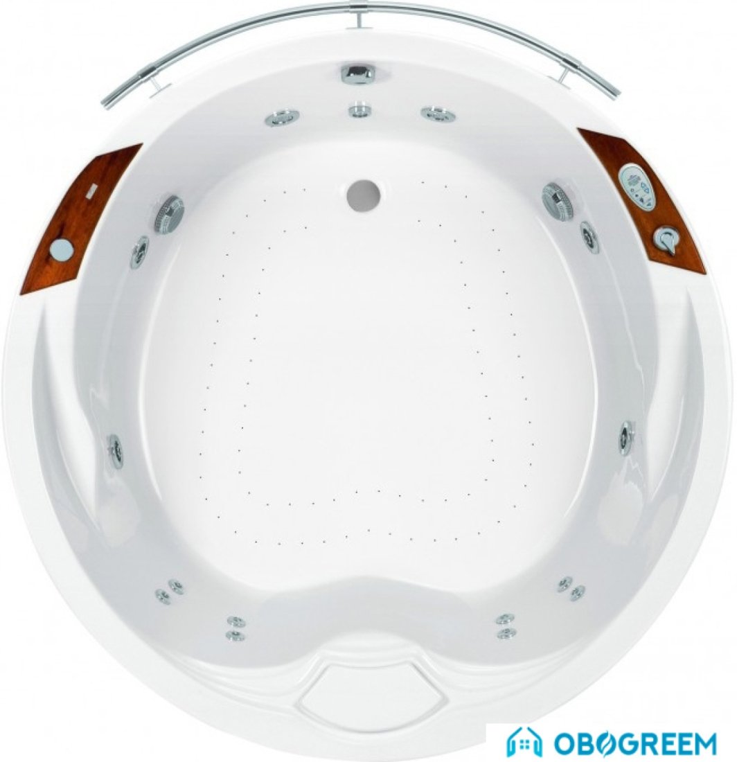 Ванна Poolspa Atlantyda 160x160 Titanium PHRD310STTC0000