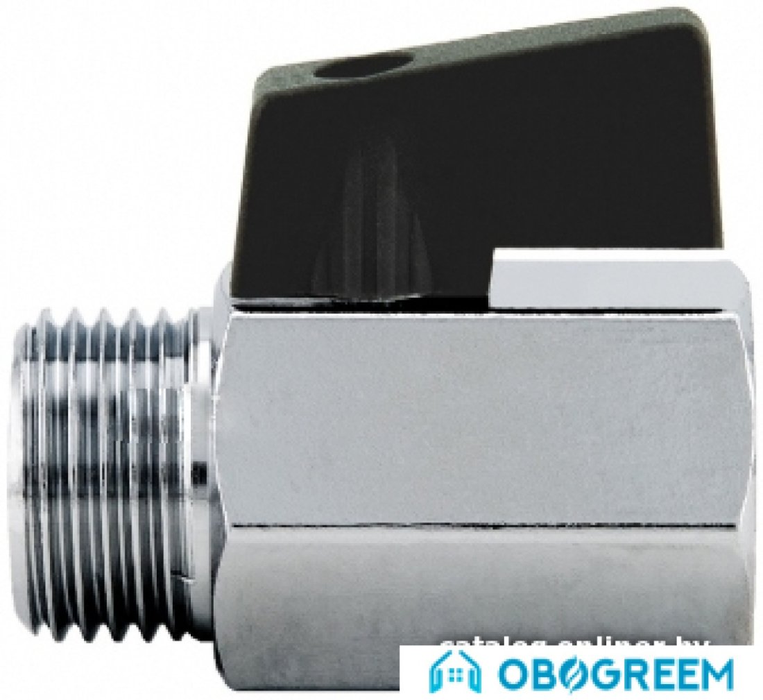 Запорная арматура ITAP Кран шаровый Mini 126 1/2" (черный)