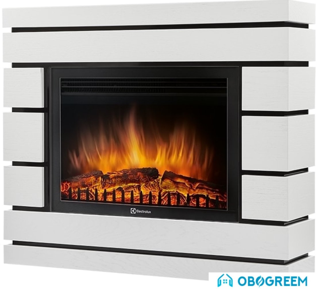 Портал Firelight Moderno 25 (шпон белый дуб)