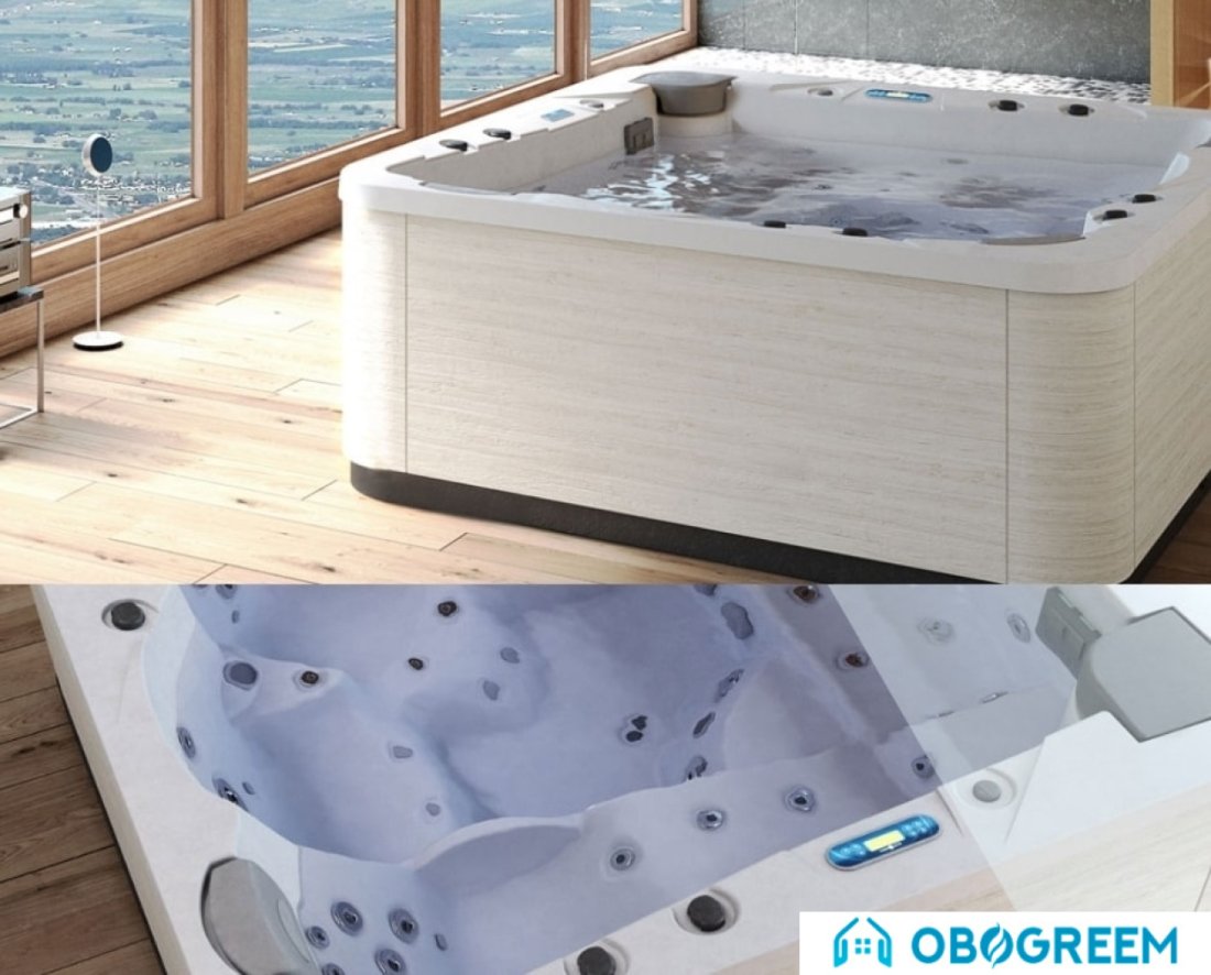 Ванна Aquavia Spa Velvet (white/walnut woodermax)