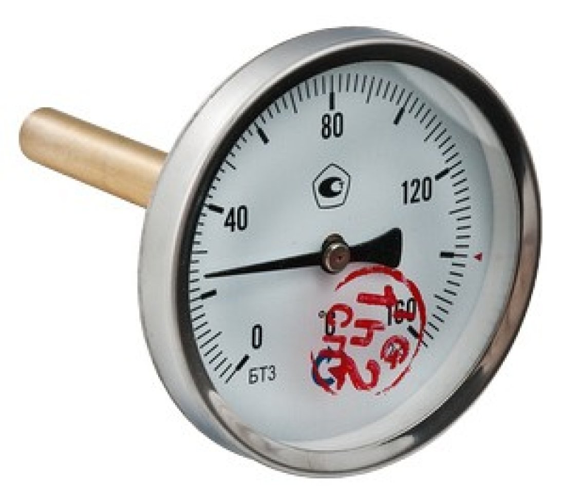 Термометр Росма БТ-31 Dy63 с задн. подкл., 1/2 0-160*