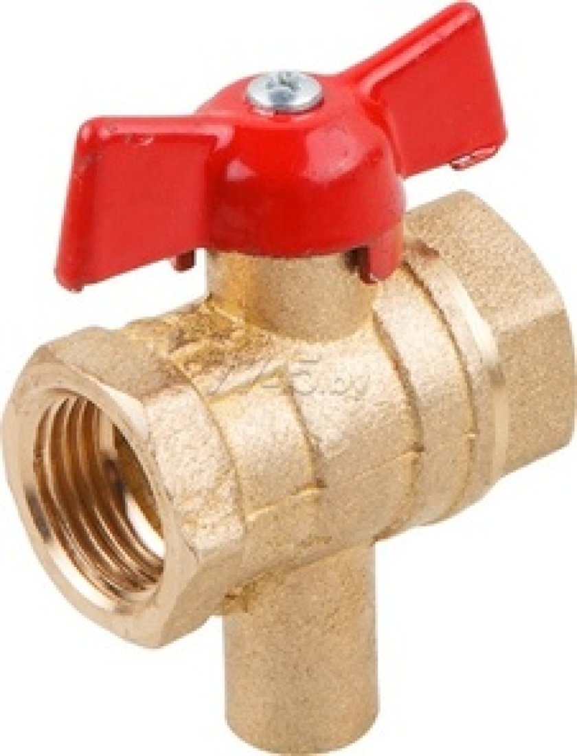 Кран шаровый 1/2" для термодатчика ЦВЕТЛИТ (ЦРБ0100)