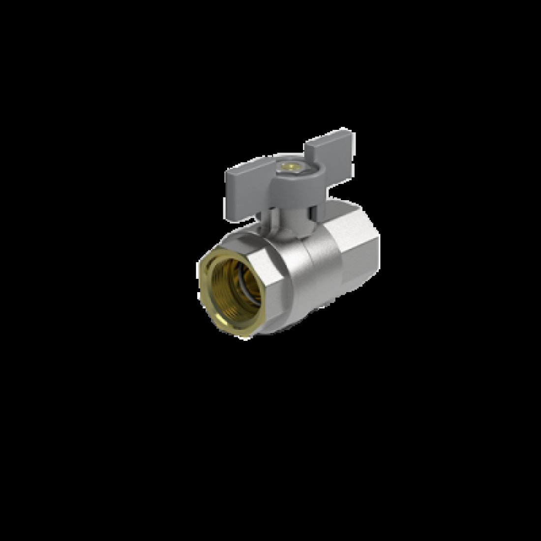 Кран шаровый Royal Thermo EXPERT 3/4" вн-вн, ручка-бабочка