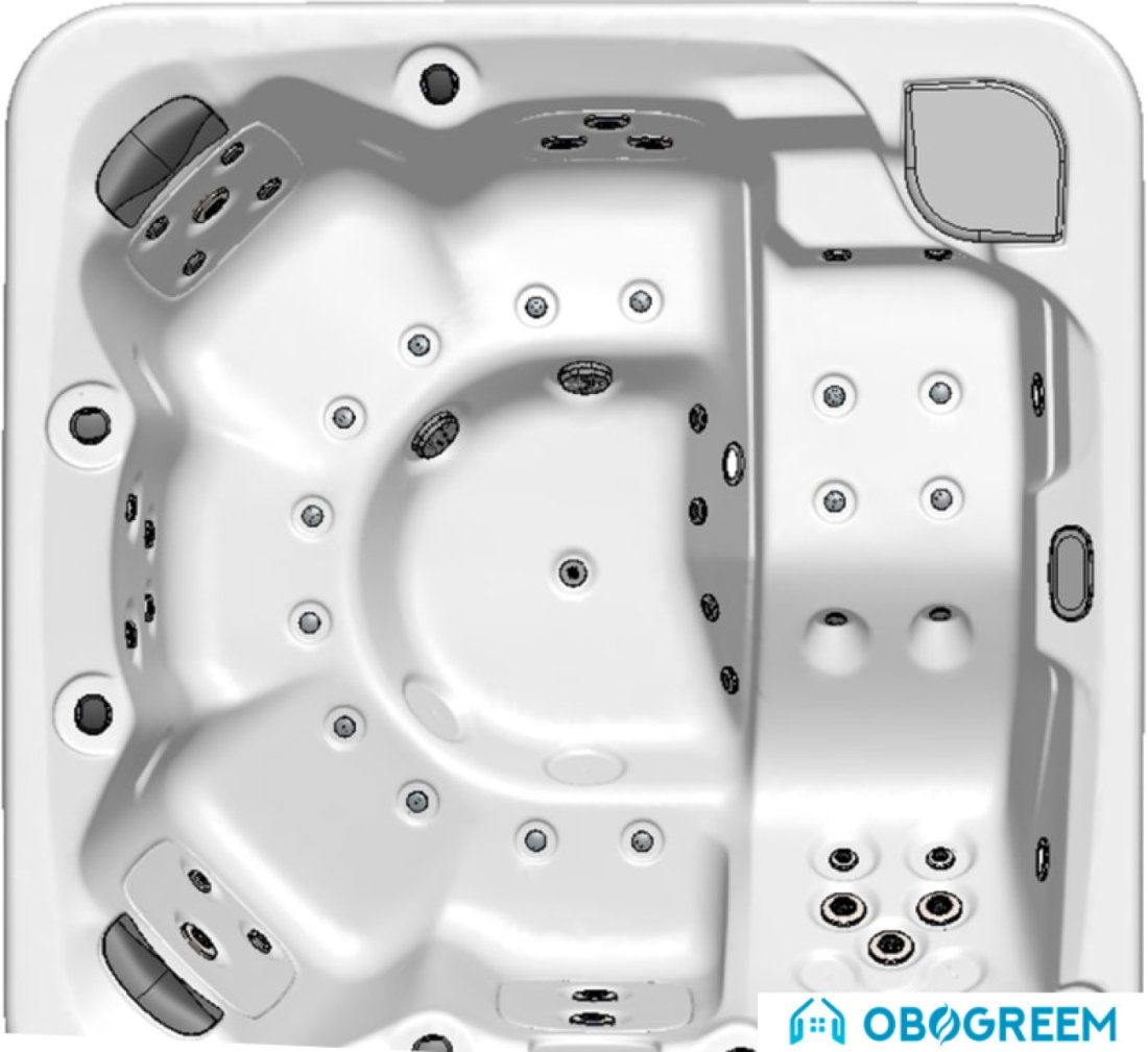 Ванна Aquavia Spa Pulse (white/butterfly woodermax)