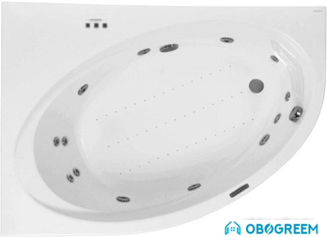 Ванна Poolspa Orbita 150x100 L Titanium PHAO410STTC0000