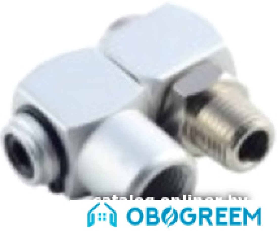 Фитинг RockForce Соединитель резьбовой поворотный M1/4xF1/4" RF-SP006