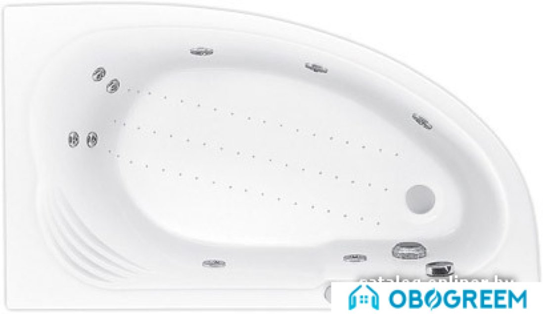 Ванна Poolspa Klio Asym 140 x 80