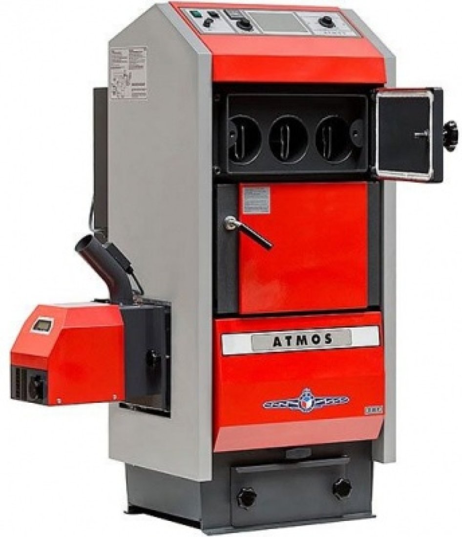 ATMOS D 20 P, котел на пеллетах и дровах
