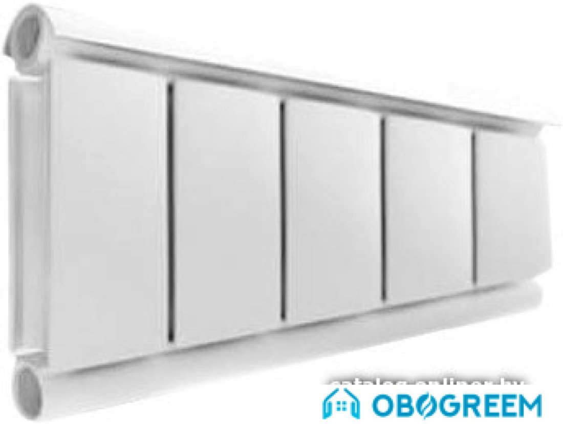Алюминиевый радиатор Silver 250 (3 секции, белый)