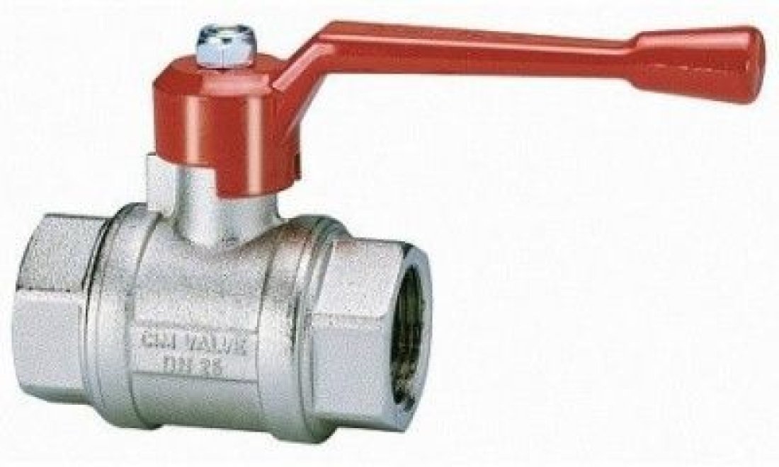 Кран шаровой 10 3/8" серии Т10 полнопроходной PN100 BB рычаг Cimberio