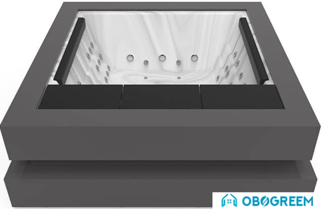 Ванна Aquavia Spa Cube (sterling/graphite)