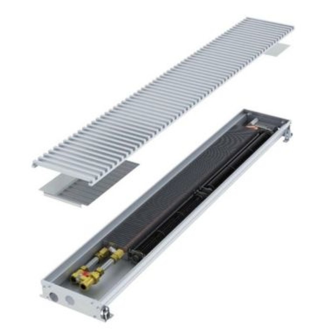 Внутрипольный конвектор с вентилятором COIL-T50 LIGHT BRONZE 2250