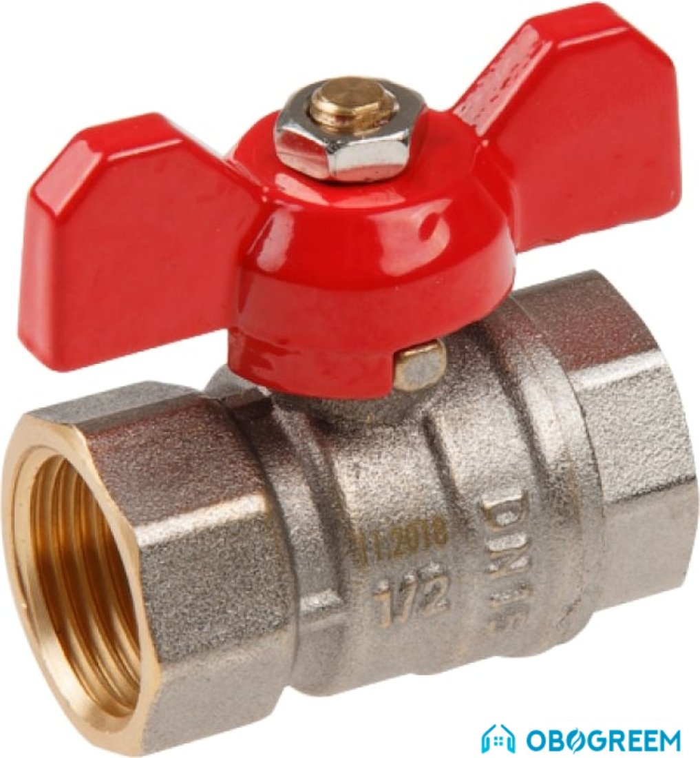 Запорная арматура AV Engineering Шаровой кран бабочка ВН-ВН 1/2" AVE139012