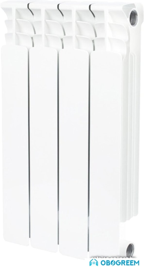 Биметаллический радиатор Stout Space 500 Bimetal (4 секции)