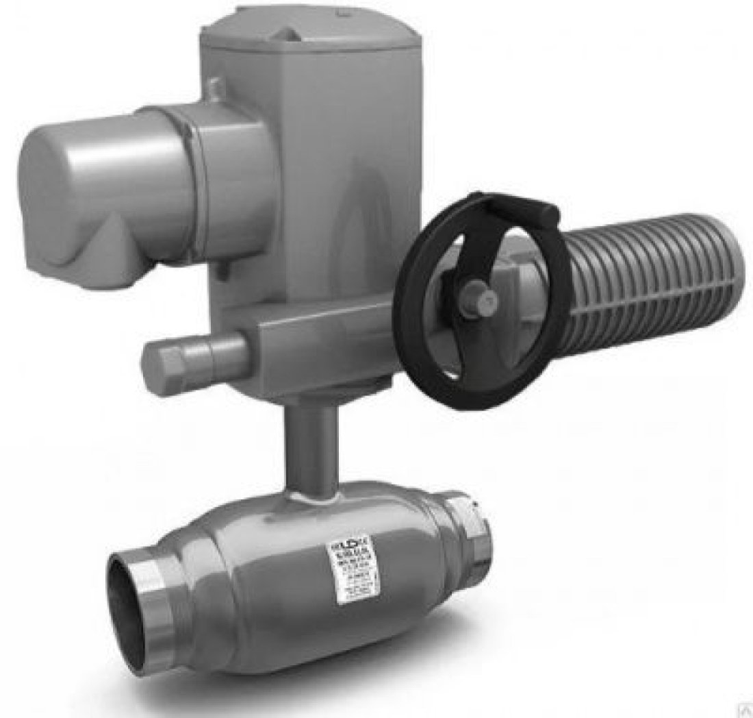 Кран шаровой КШ.Ц.П.Х.125.025.Н/П.02 цельносварной Dn125 Pn25 стандартный проход приварной под привод LD