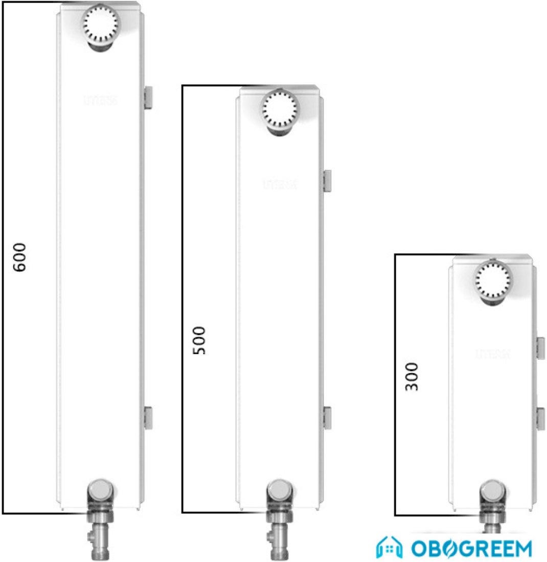 Стальной панельный радиатор Uterm Ventil Compact Тип 11 500x700