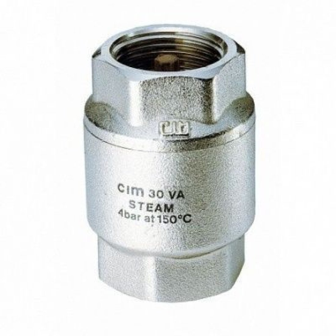 Клапан обратный пружинный 30VA 1/2" 4бар PN20 ВВ Cimberio