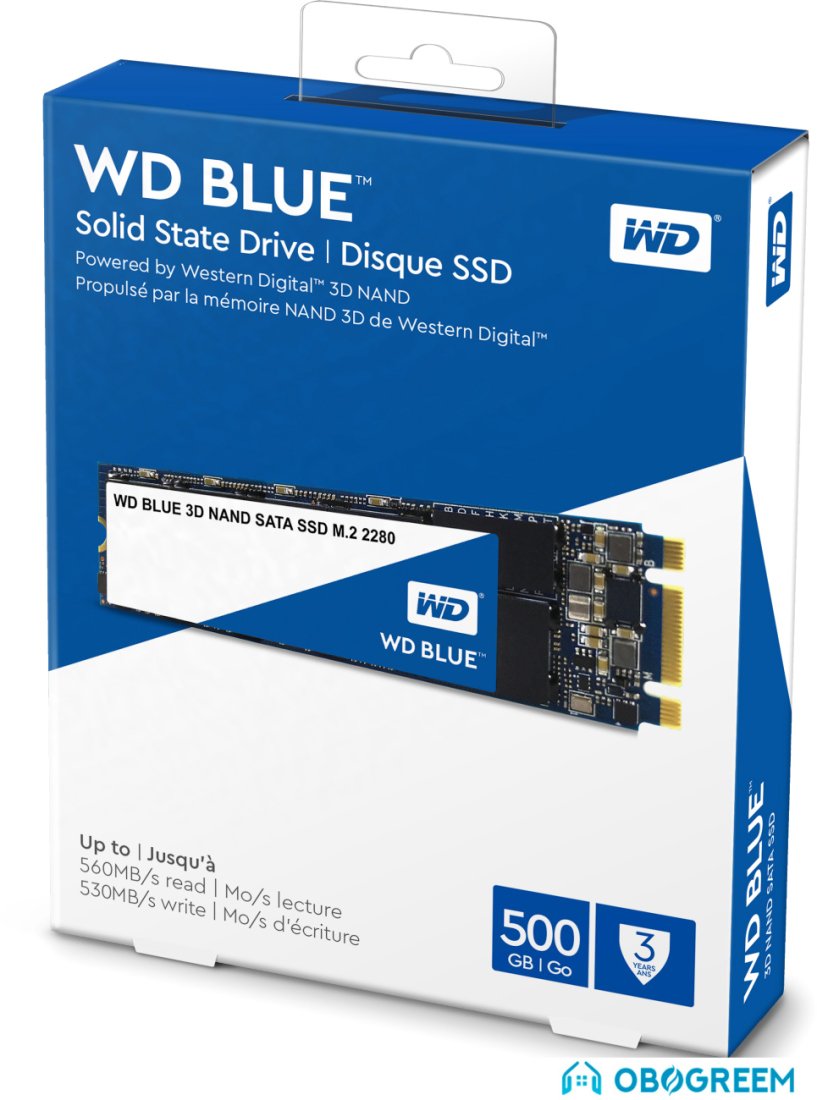 SSD WD Blue 3D NAND 500GB WDS500G2B0B