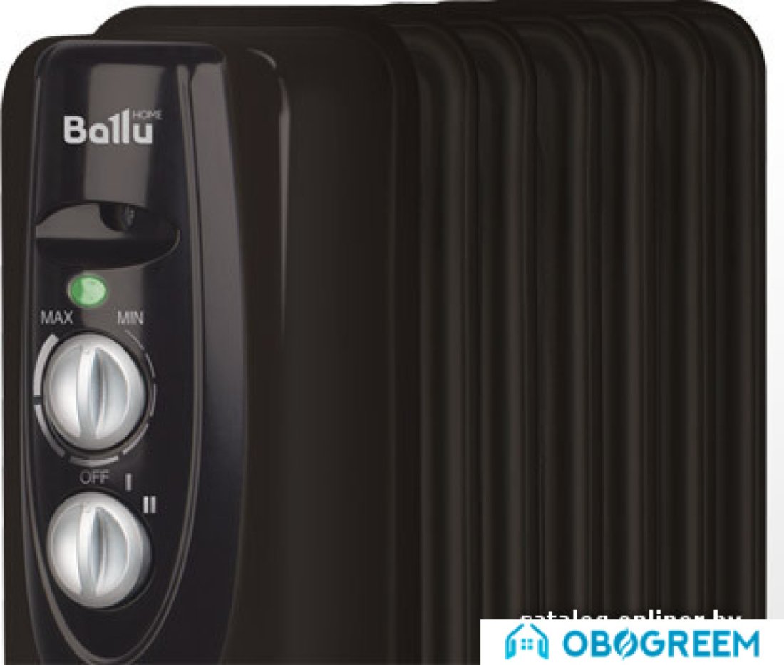 Масляный радиатор Ballu Classic black BOH/CL-05BRN 1000