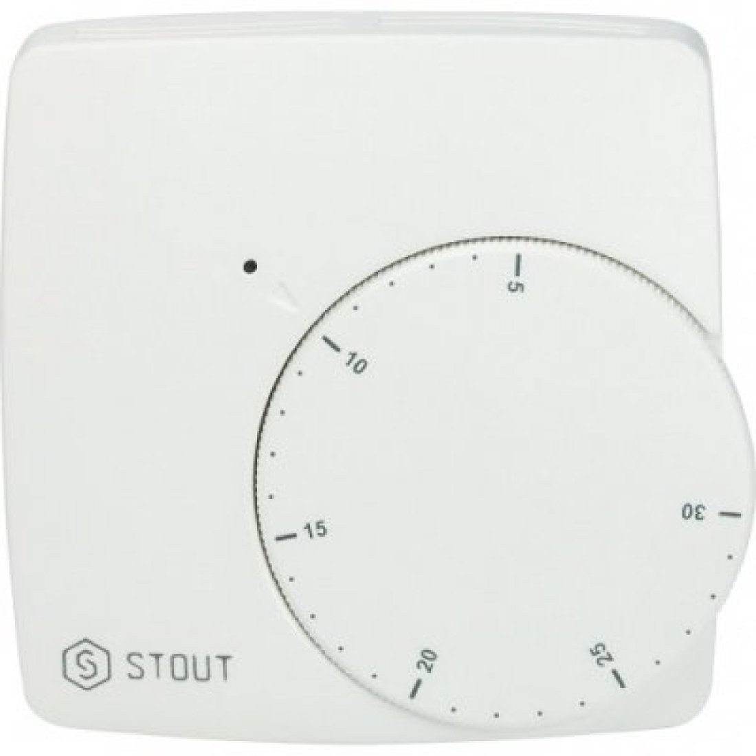STOUT  Проводной электронный термостат WFHT-BASIC со светодиодом