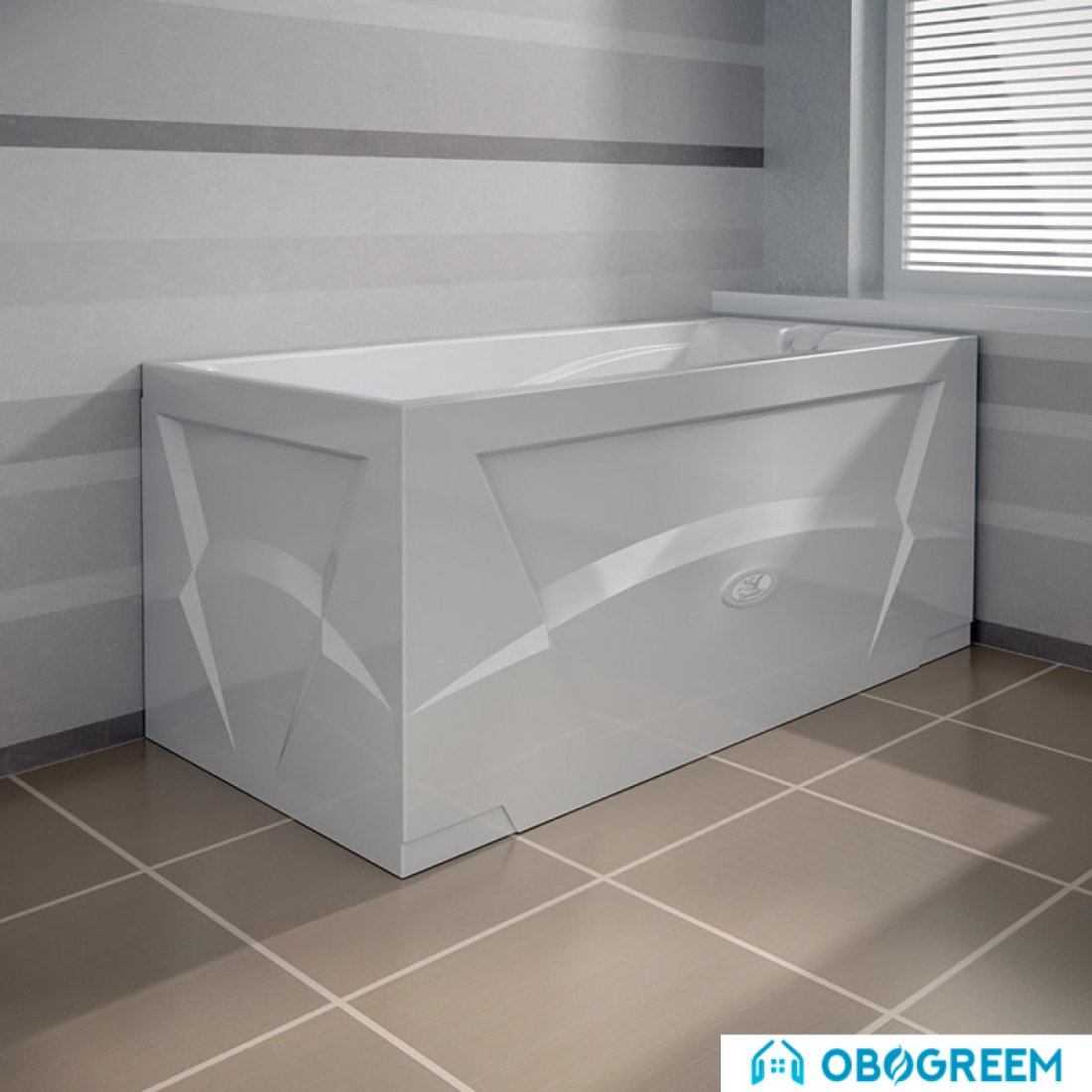 Ванна Radomir Орнела 150x70