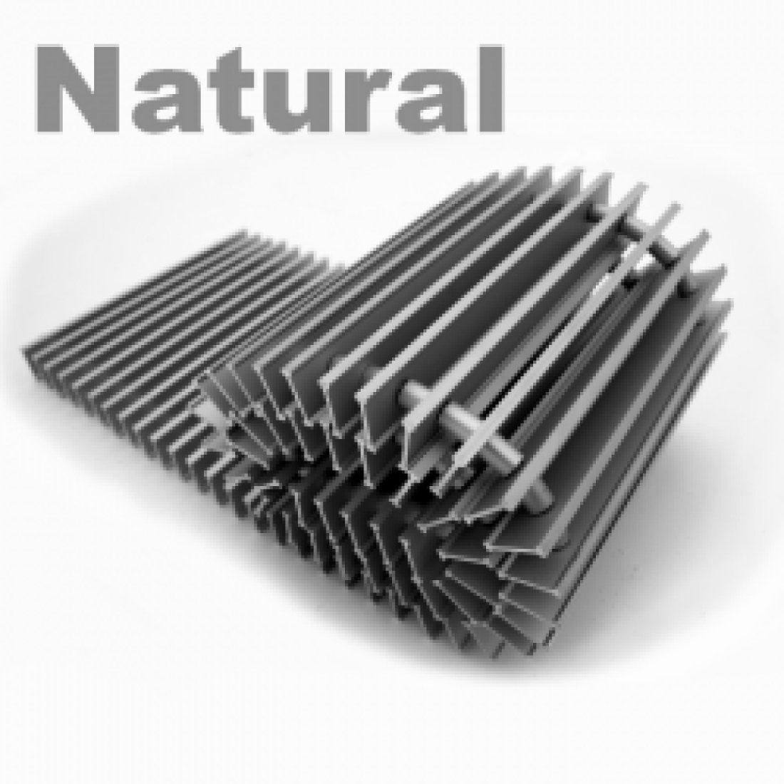Решетка рулонная iTermic SGA-25-1000 (цвет: алюминий)
