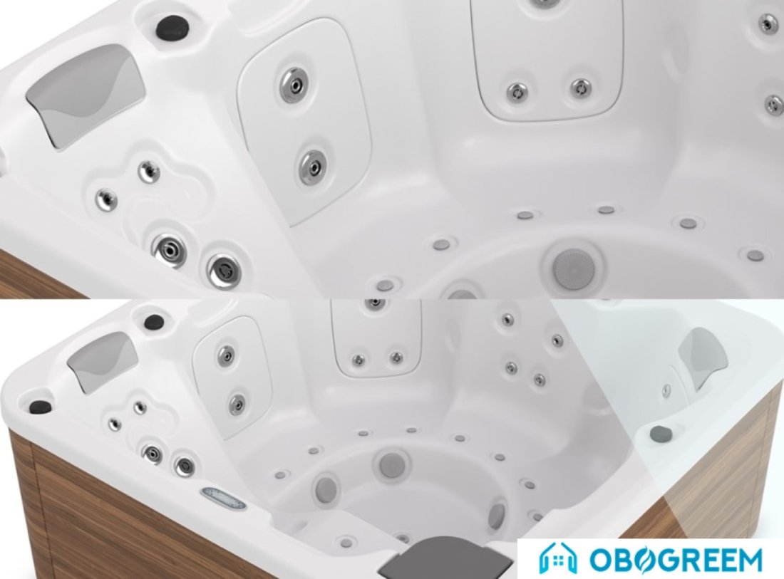 Ванна Aquavia Spa Pulse (white/butterfly woodermax)