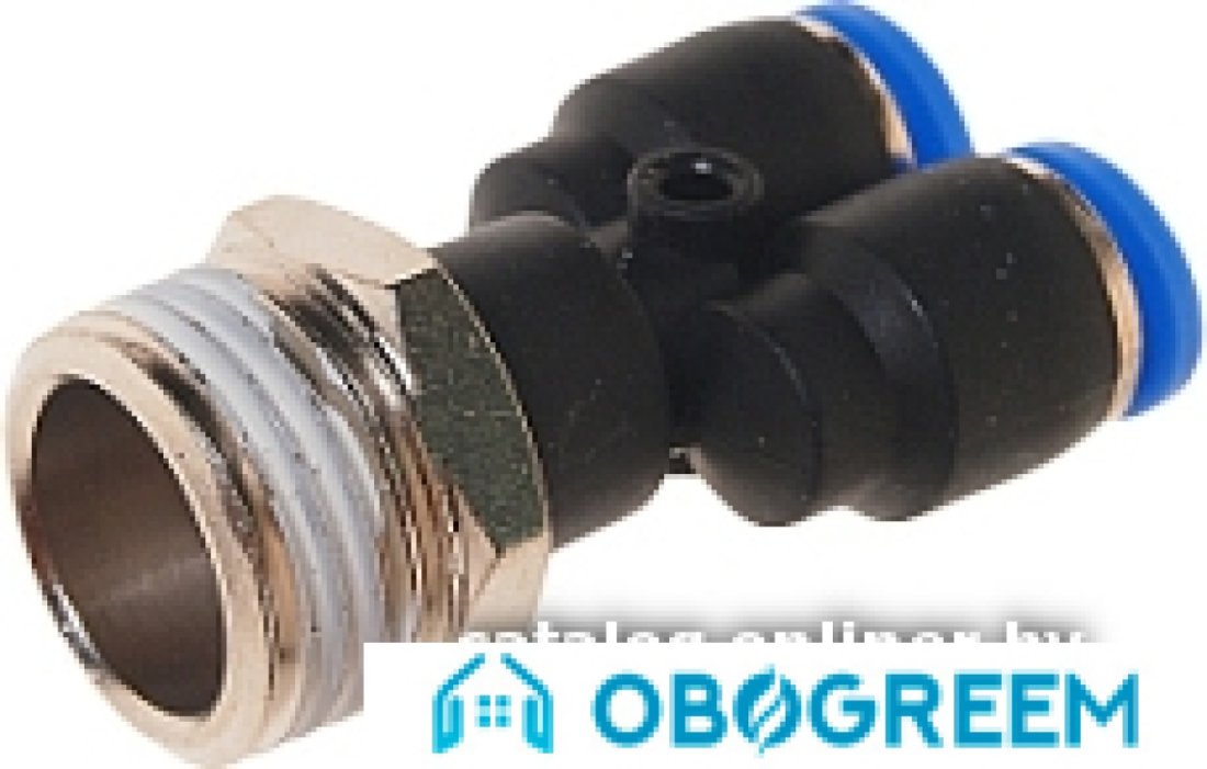 Фитинг RockForce Фитинг Y-образный для пласт. труб 8 мм 1/2" RF-SPX08-04