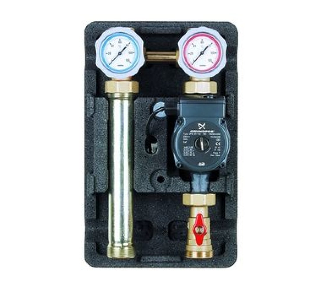 Meibes Насосная группа с насосом Grundfos UPS 25-60, 1", контур без смесителя