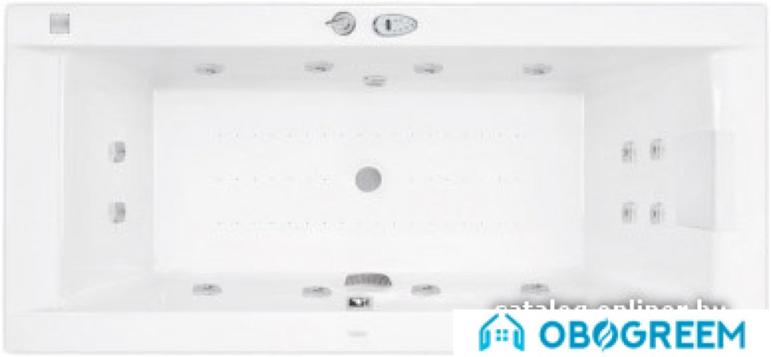 Ванна Poolspa Windsor 190x85 Titanium PHPNN10STTC0000