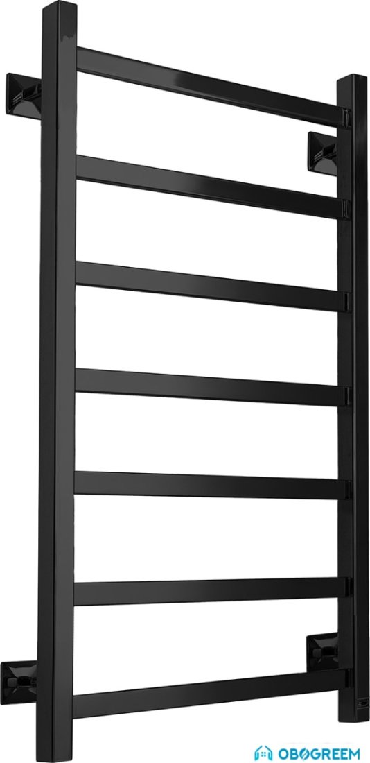 Полотенцесушитель Ростела Экспи Квадро V30 1/2" 7 перекладин 50x80 см (черный)