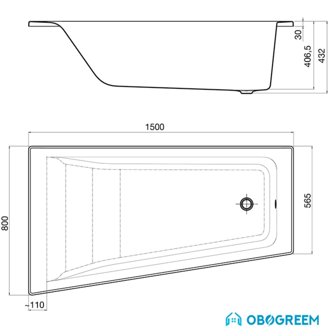 Ванна Roca Easy 150x80 [248407000]