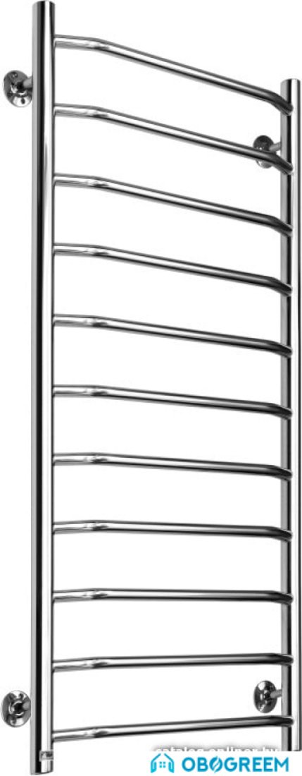 Полотенцесушитель Ростела Трапеция нижнее подключение 1" 11 перекладин 40x120 см