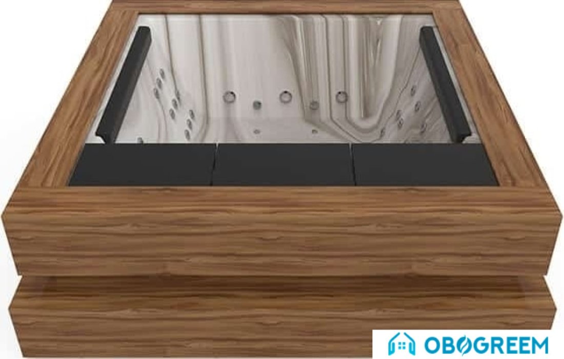 Ванна Aquavia Spa Cube (sand/walnut)