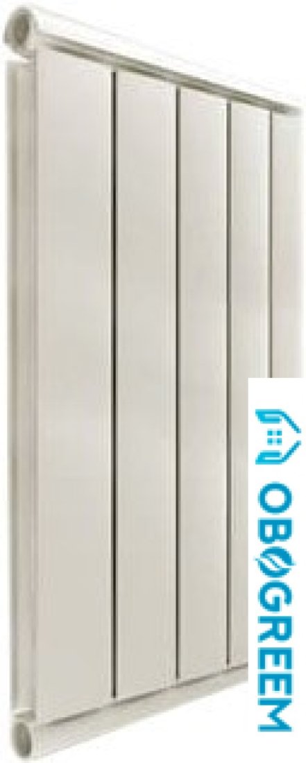 Алюминиевый радиатор Silver S 1000 (6 секций, молочный)