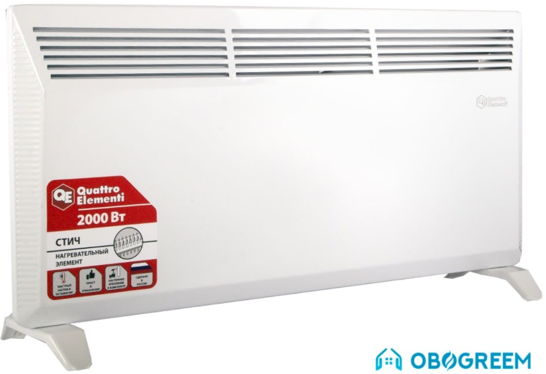 Конвектор Quattro Elementi QE-2000KS
