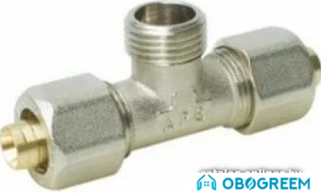 Фитинг APE Тройник проходной 20x1/2" внеш. x20 [3733L01220]