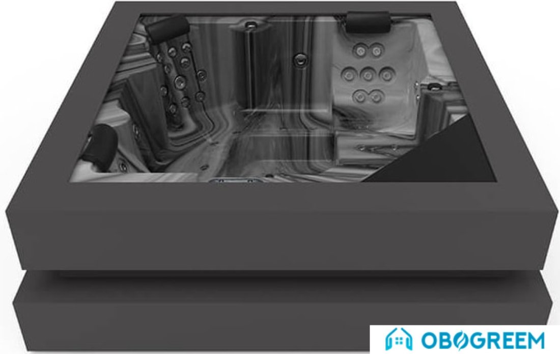Ванна Aquavia Spa Cube Ergo (pearl shadow/graphite)