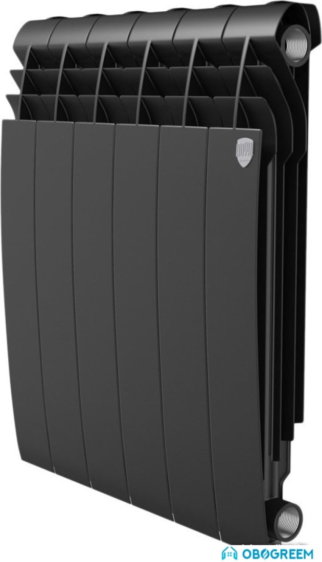 Алюминиевый радиатор Royal Thermo Biliner Alum 500 Noir Sable (13 секций)