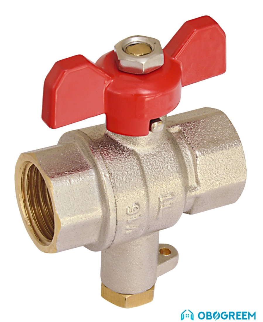 Фитинг Ferro Шаровой кран для монтажа термодатчика 1/2" KMT1