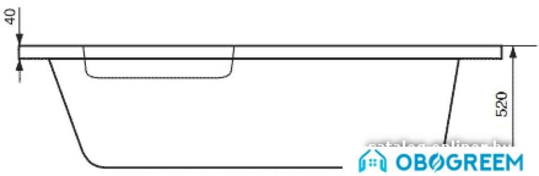 Ванна Jika Geneve 150x100 (правый) [2.3550.0.000.000.1]