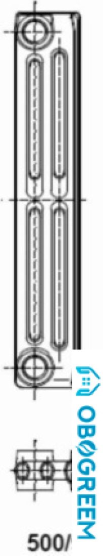 Чугунный радиатор Viadrus Термо 500/95